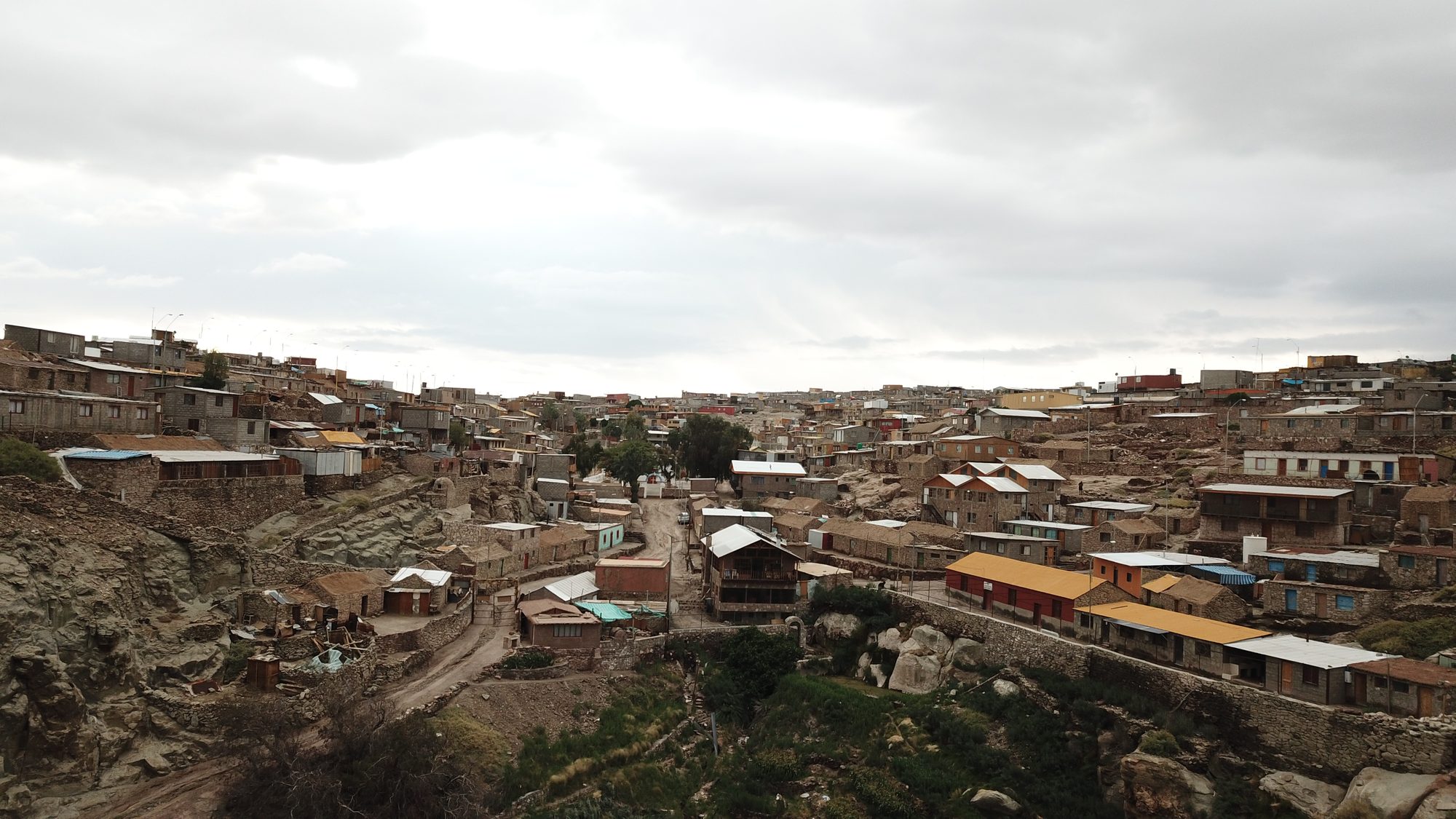 Vista del poblado de Ayquina